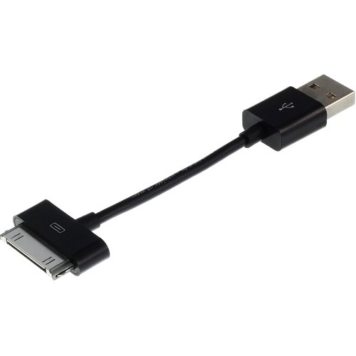 3x CLASSIC 30pin-DockConnector-USB-Daten-/Ladekabel für iPod, iPhone + iPad. 3x 10cm.