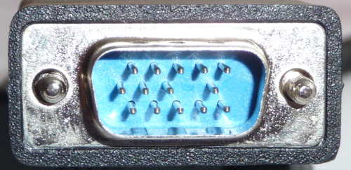 Monitorkabel VGA-Verlängerung. 50cm