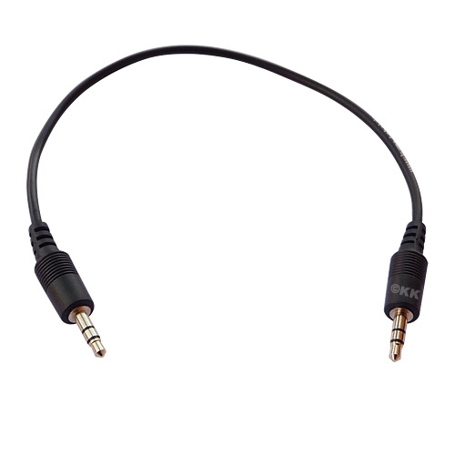 Audio-Kabel. 3,5-mm-Klinke, Stecker - Stecker, Stereo. 30cm