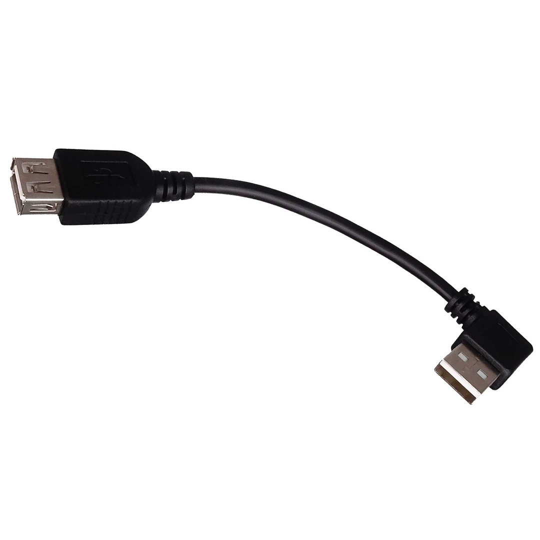 USB 2.0 Verlängerung (A auf A) mit Winkelstecker. Bu auf St LINKS gew. 14cm
