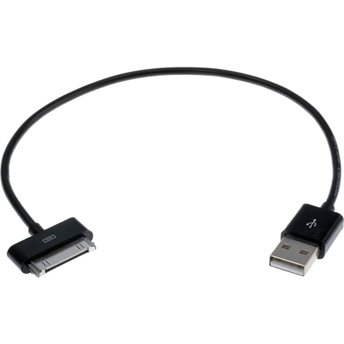 USB 2.0 Aufroll Kabel für Ipod® Dock Connector 0,75m 