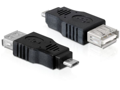 USB-Adapter (USB 2.0 A-Buchse auf Micro-B-Stecker). OTG-Funktion