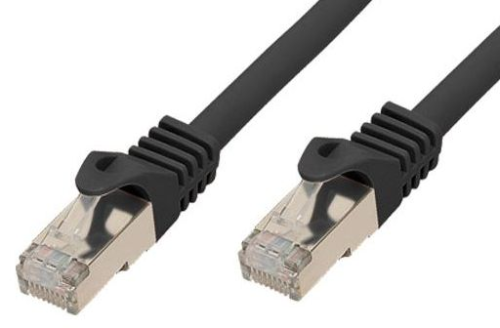 Premium-LAN-/Patch-Kabel. schwarz. Cat.7. 25cm