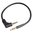 Premium-Audio-Kabel. 3,5-mm-Klinke. SlimLine- (für Bumper / Case) auf 90°-Stecker. 30cm