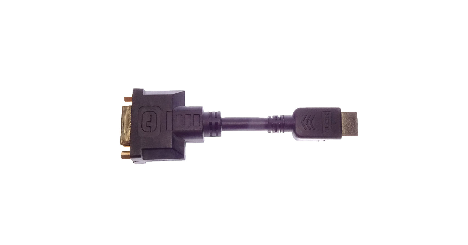 Adapterkabel: HDMI (m) an DVI-D (w). 10cm