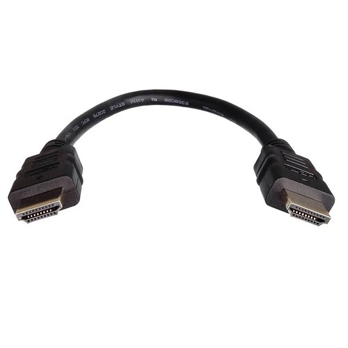 HDMI-Kabel. A-Stecker auf A-Stecker. 25cm. Premium-Kabel