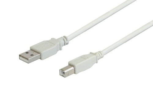 SONDERAKTION mit Staffelpreisen 1/10/50/100: nur 2000x: USB 2.0-Kabel (A auf B). 50cm.