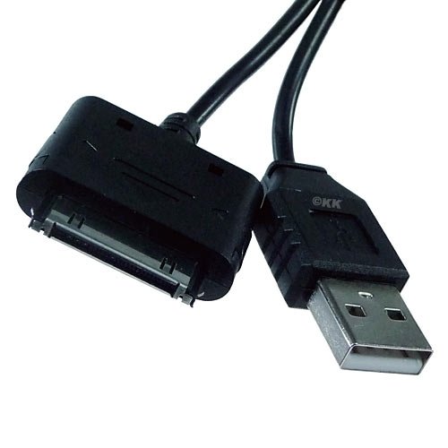 2x PREMIUM 30pin-DockConnector-USB-Daten-/Ladekabel für iPod, iPhone + iPad. 20cm + 35cm