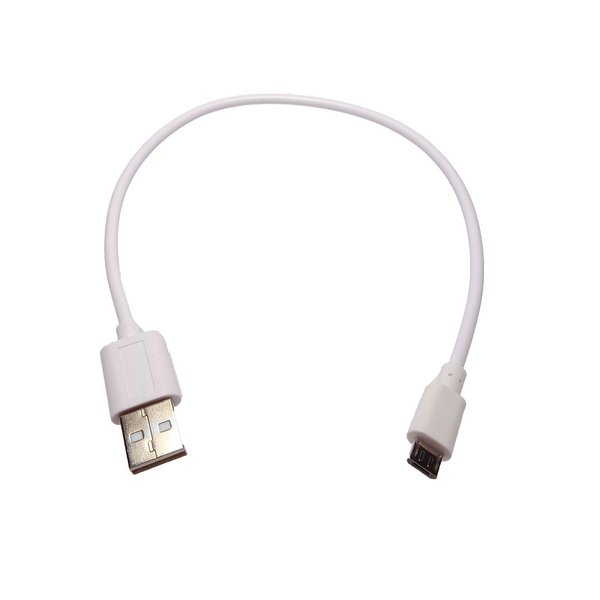USB 2.0 (A auf Micro-B). weiß. 30cm.