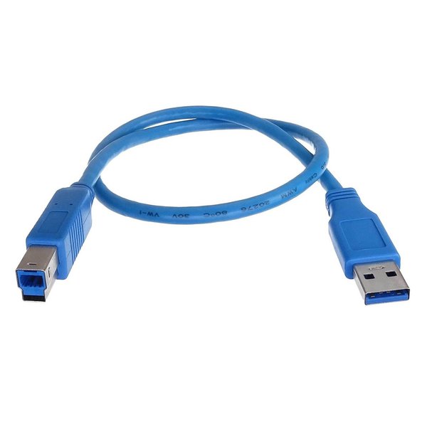 USB 3.0 (A auf B). 50cm. blau.