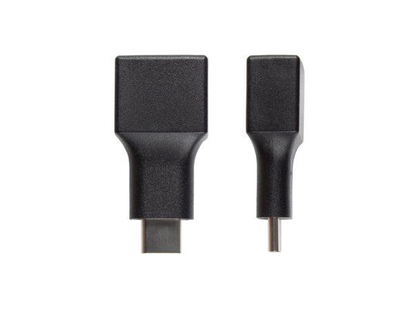 Adapter USB 3.0 / USB 3.1 (Gen. 1) USB-C-Stecker an Buchse A. schwarz.